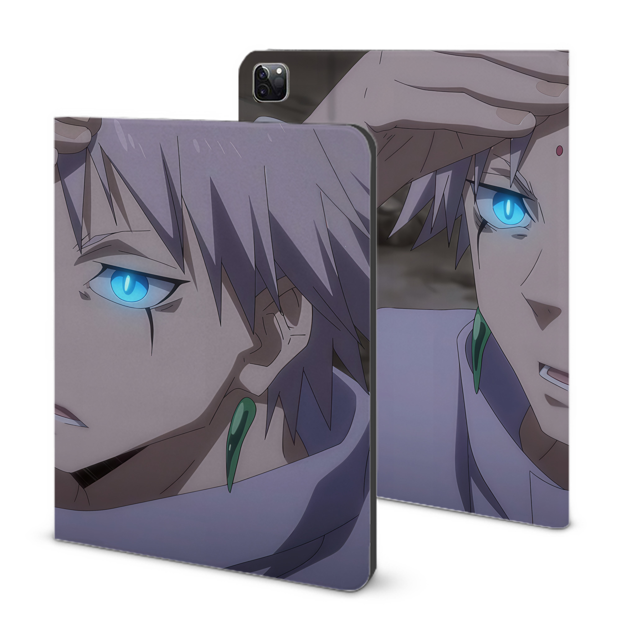 （画像用） 転スラ Regarding Reincarnated to Slime IPad ケース ブック型 PUレザー TPU 耐衝撃 軽量 薄型 ペン収納なし 全面保護 IPad 各モデル対応